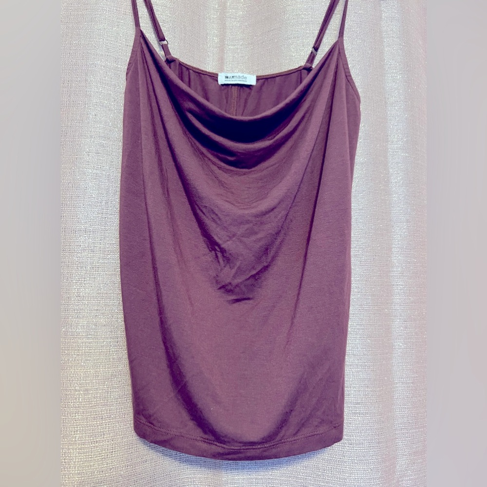 NWOT sexy plum (pretty brown purple) tank top. Women’s size Medium